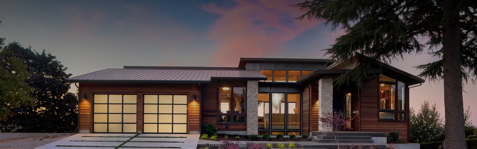 Modern home exterior